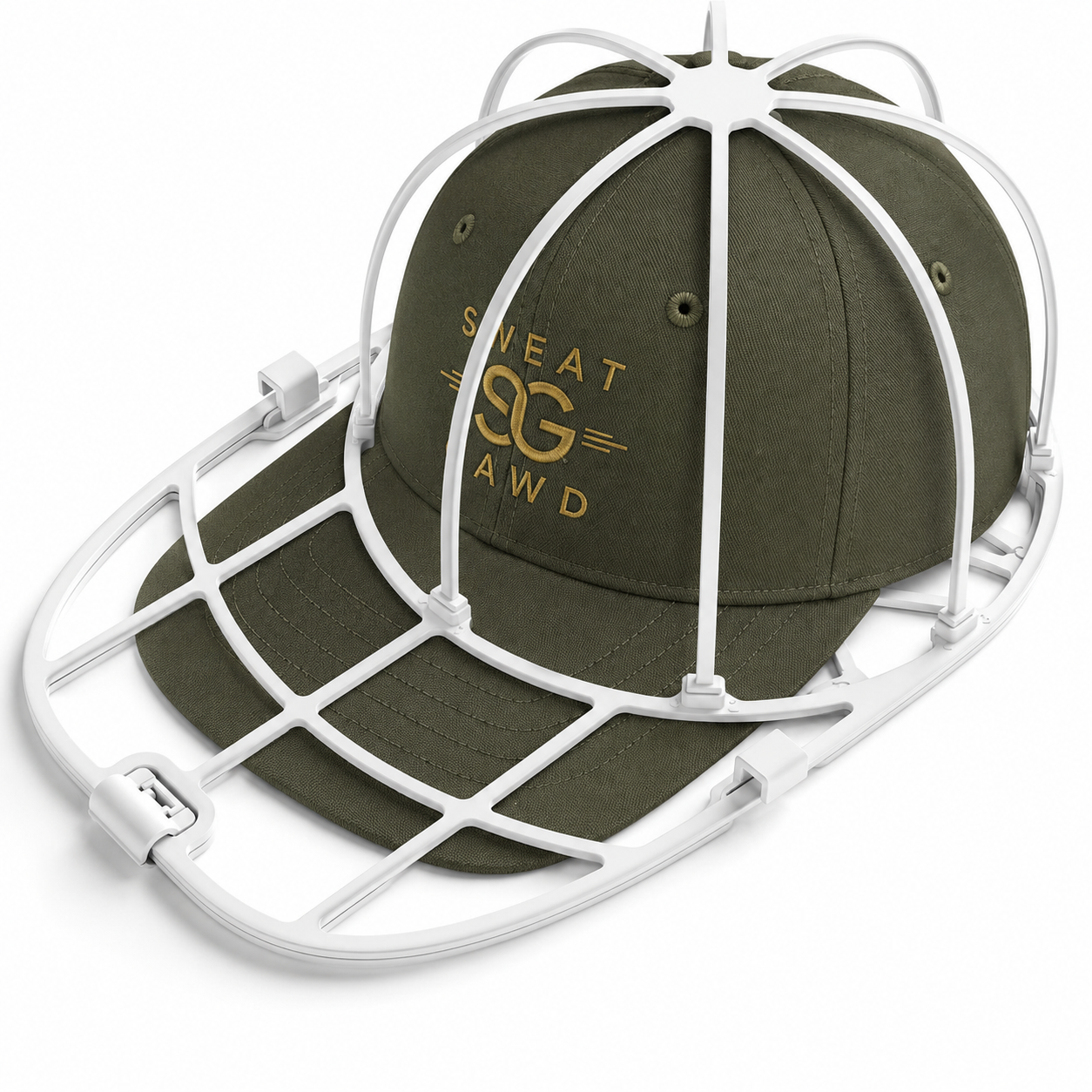 Hat Washer Cage, Snap-Lock Design, Foldable & Portable for Washing Machine Dryer Dishwasher