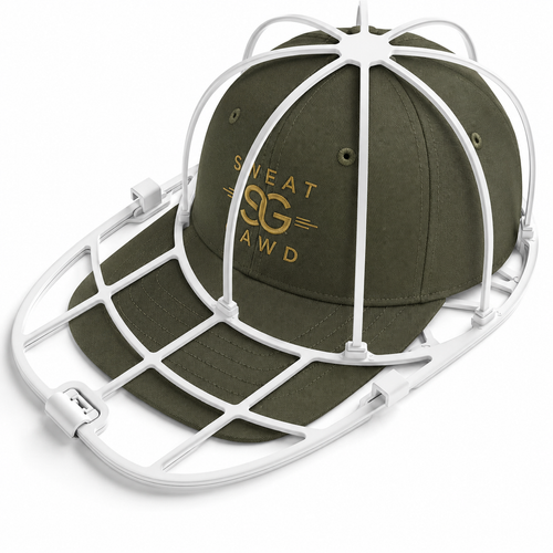 Hat Washer Cage, Snap-Lock Design, Foldable & Portable for Washing Machine Dryer Dishwasher