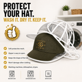 Hat Washer Cage | Snap-Lock, Foldable & Portable
